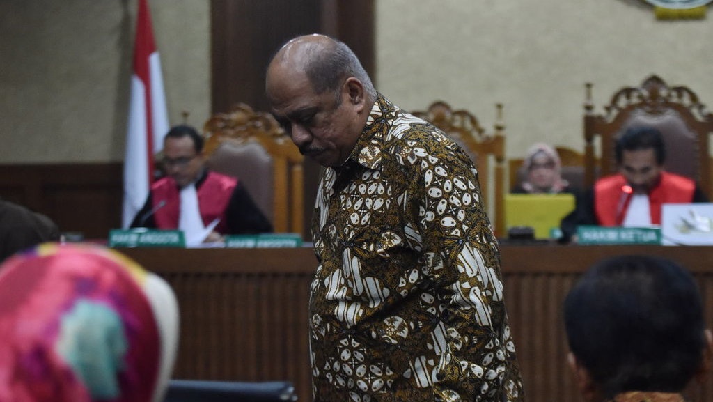 Melchias Mekeng Bantah Terima Uang di Sidang e-KTP