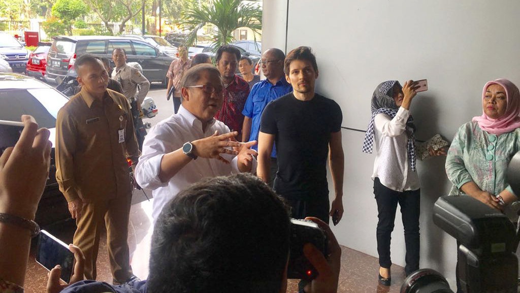 CEO Telegram Pavel Durov Akhirnya Bertemu Rudiantara