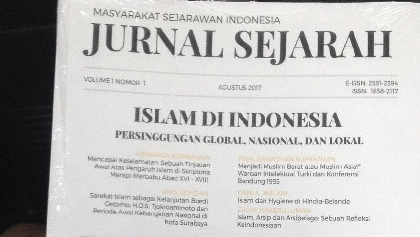 Historiografi Indonesia di Tangan Sejarawan Milenial Historiografi Indonesia di Tangan Sejarawan Milenial