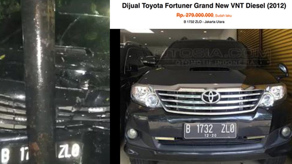 Analisis Kecelakaan Fortuner yang Ditumpangi Setya Novanto Analisis Kecelakaan Fortuner yang Ditumpangi Setya Novanto