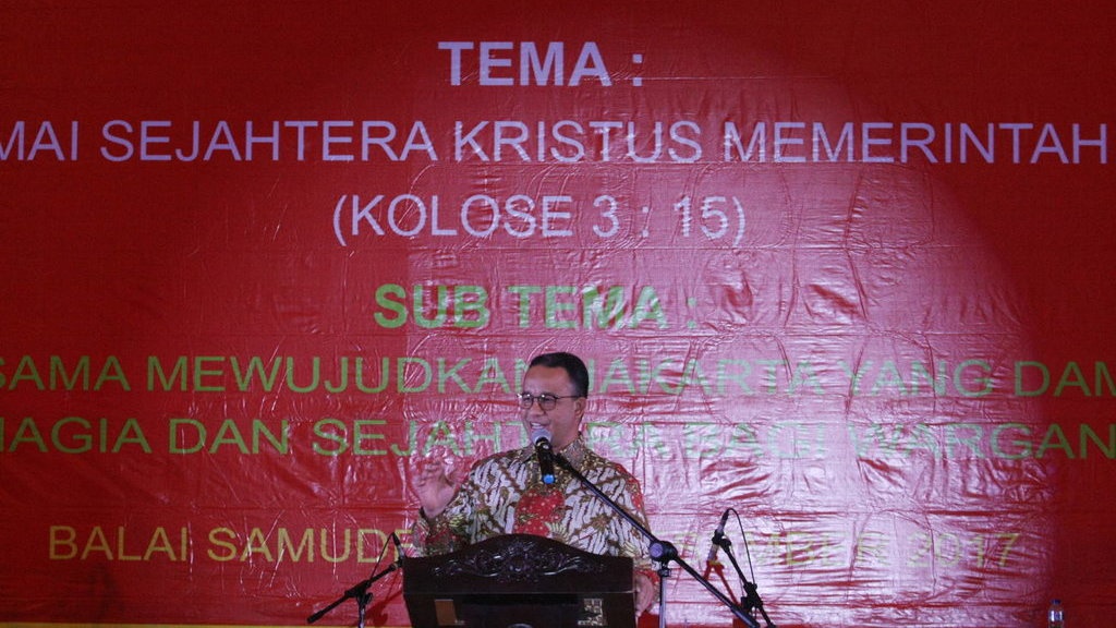Anies Ucapkan Selamat Natal dan Kunjungi Gereja-Gereja di Jakarta