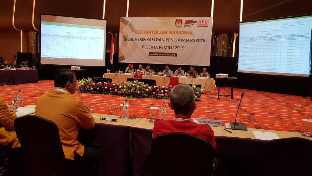 KPU: 14 Partai Politik Jadi Peserta Pemilu 2019