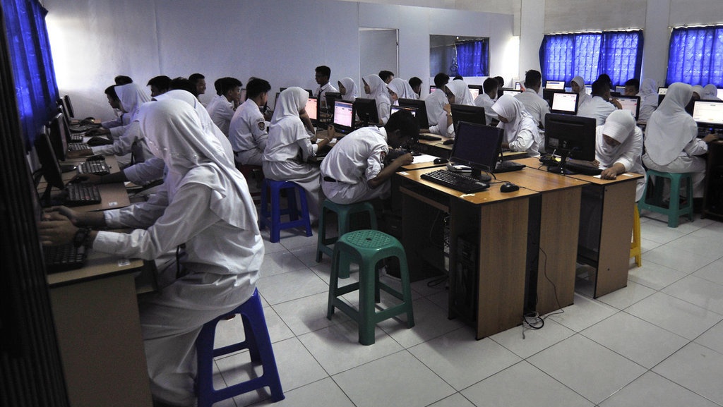 UNBK SMP di Bandung Hari Ini Diikuti 37.186 Siswa