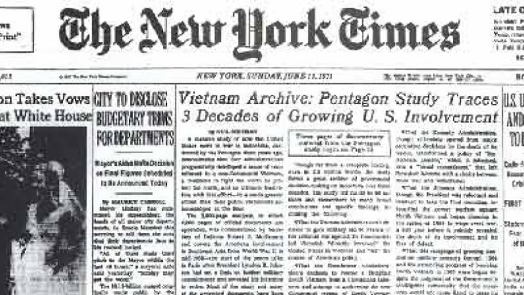 Pentagon Papers Menguak Kebohongan Amerika Serikat di Vietnam Pentagon Papers Menguak Kebohongan Amerika Serikat di Vietnam