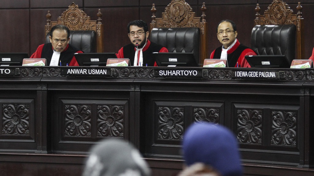 MK Gelar Sidang Perdana Gugatan JR UU MD3 dari 4 Organisasi Buruh