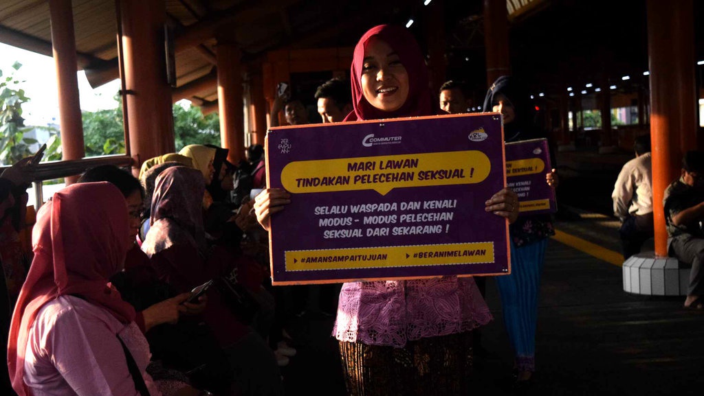 Kampanye Mencegah Pelecehan Seksual di Kereta
