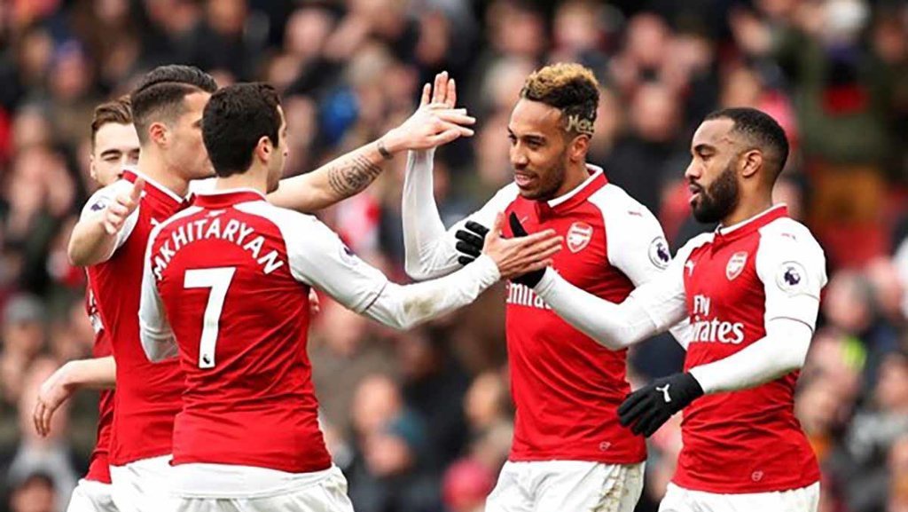 Daftar Top Skor Liga Inggris 23 Oktober: Aubameyang Tempel Hazard