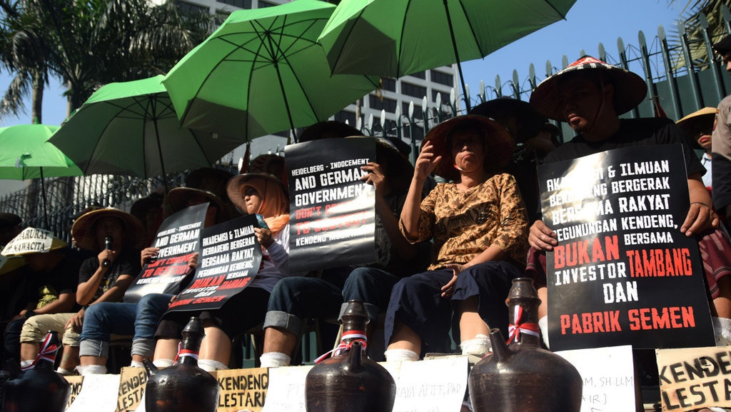 Hari Tani Nasional 2018, Petani Kendeng Serukan Tolak Tambang Semen