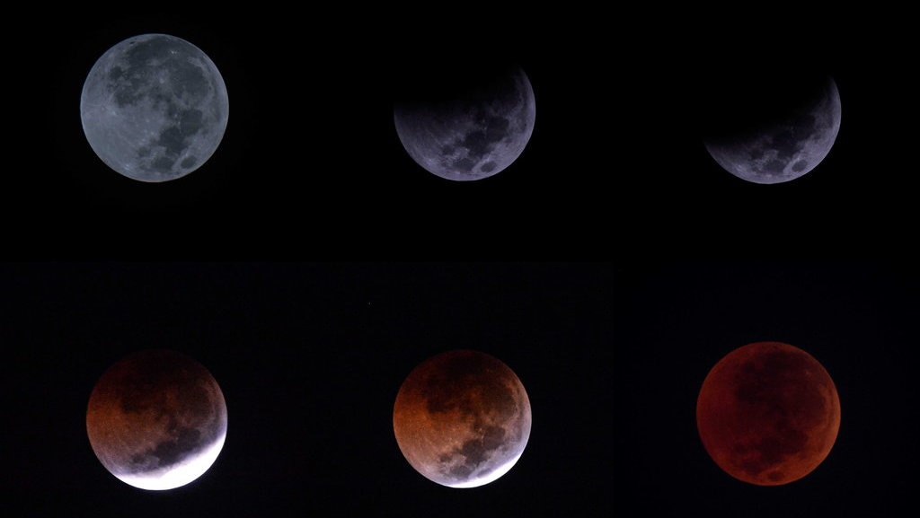 Super Blood Wolf Moon yang Langka Muncul Hari Ini di Amerika Utara Super Blood Wolf Moon yang Langka Muncul Hari Ini di Amerika Utara