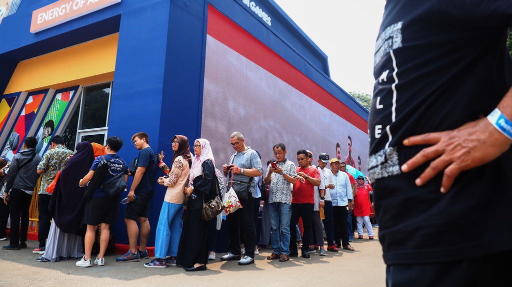 Berburu Suvenir Asian Games di Detik-detik Terakhir