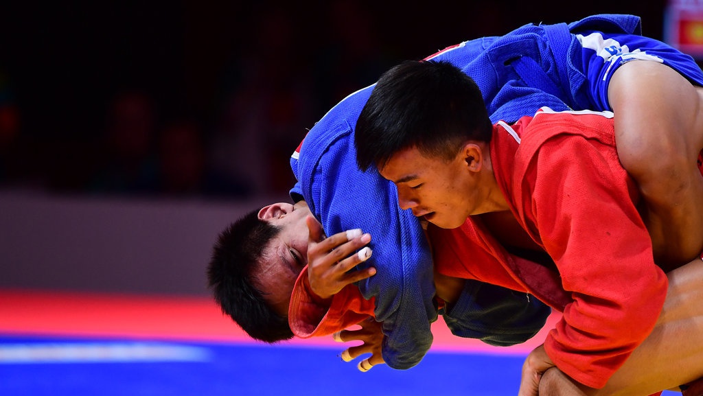 Sambo, Indonesia Menang Lawan Kirgizstan