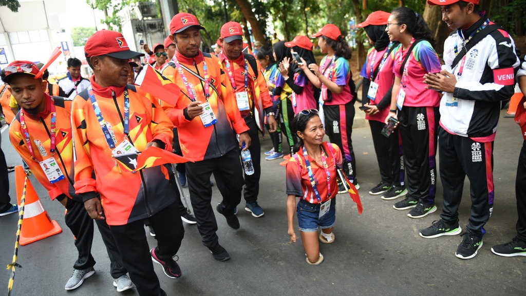 Penyambutan Atlet Asian Para Games 2018
