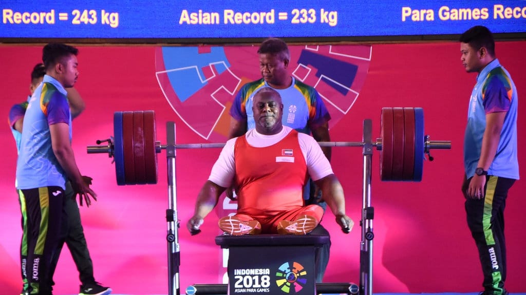 Final Angkat Besi 91 Kg Para Games 2018 Final Angkat Besi 91 Kg Para Games 2018