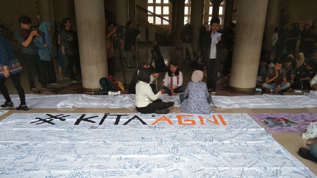 Tuding UGM Tak Serius Tangani Kasus Perkosaan, Mahasiswa Gelar Aksi