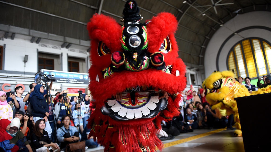 Barongsai Ramaikan Perayaan Imlek 2019, dari Jakarta hingga Papua