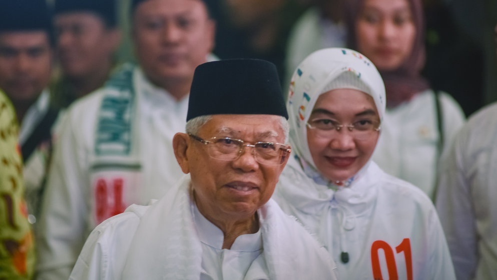 Ma'ruf Amin Bela Jokowi Soal Ma'ruf Amin Bela Jokowi Soal