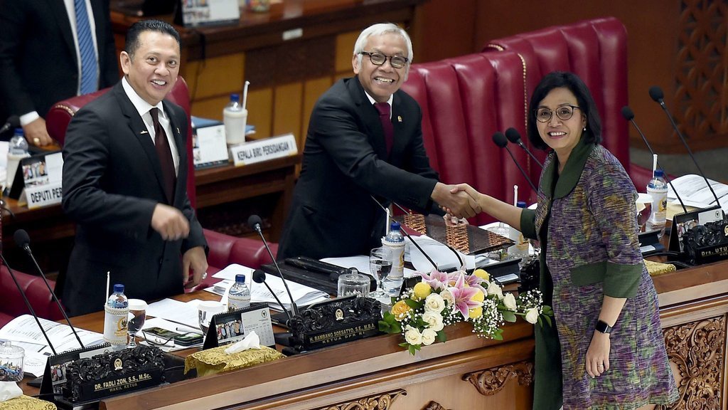 Sri Mulyani Bicara Strategi Peningkatan Tax Ratio Sri Mulyani Bicara Strategi Peningkatan Tax Ratio