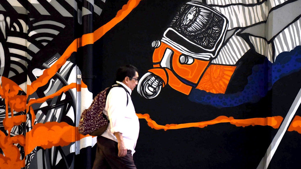 Mural Persahabatan Jakarta Berlin