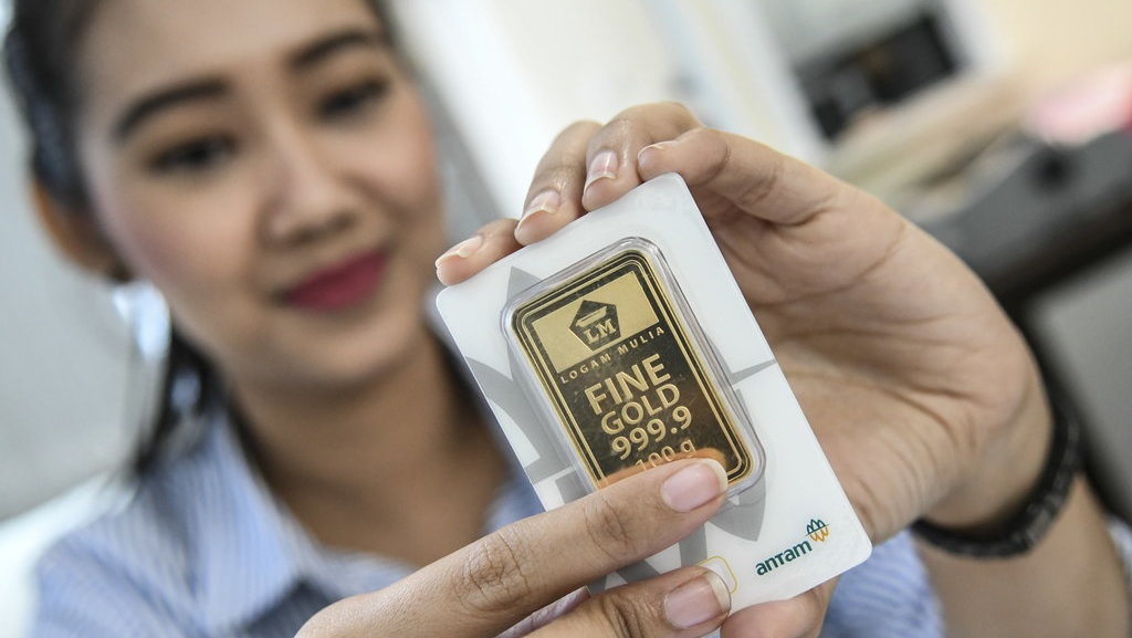 Harga Emas 1 Gram Logam Mulia 4 Juli 2022 Turun Jadi Rp989.000