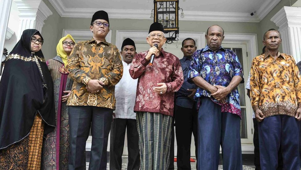 Pendeta Papua Minta Ma'ruf Amin Bantu Selesaikan Masalah Papua