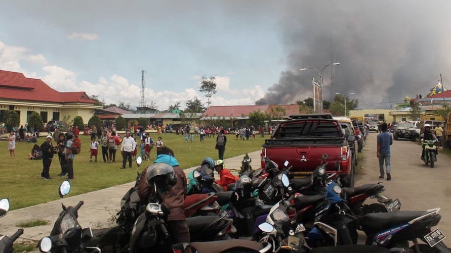 Wamena Papua Mencekam: Polisi Klaim 22 Meninggal, 72 Luka-Luka