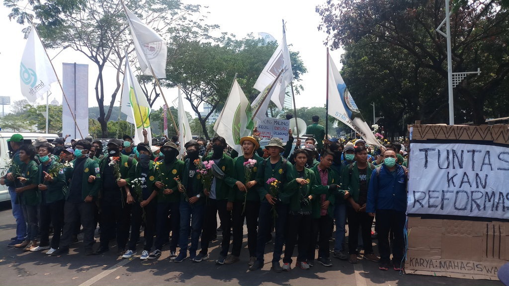 Demo 1 Oktober, BEM SI: Kami Ingin Kawal DPR dari Awal Demo 1 Oktober, BEM SI: Kami Ingin Kawal DPR dari Awal