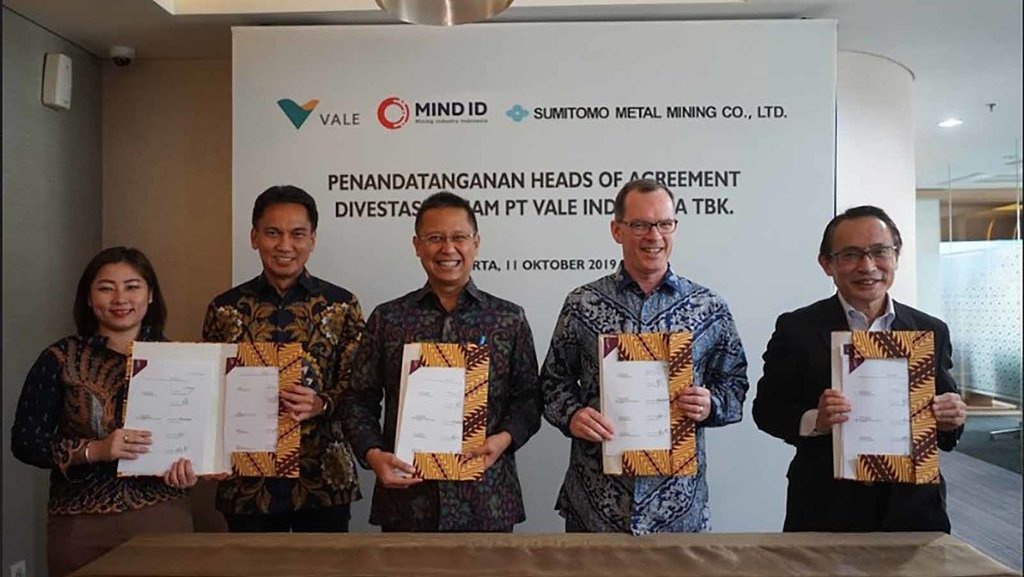 MIND ID Ambil Alih 20 Persen Divestasi Saham Vale Indonesia