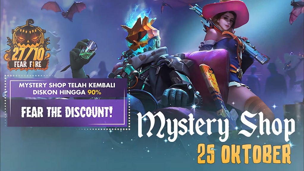 Mystery Shop Free Fire Beri Diskon Bundle dan Voucher Hingga 90% Mystery Shop Free Fire Beri Diskon Bundle dan Voucher Hingga 90%