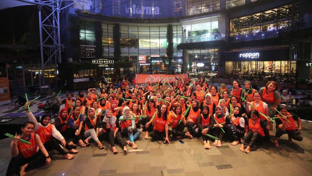 FibreFirst Kampanyekan Hidup Sehat Melalui Olahraga PoundFit