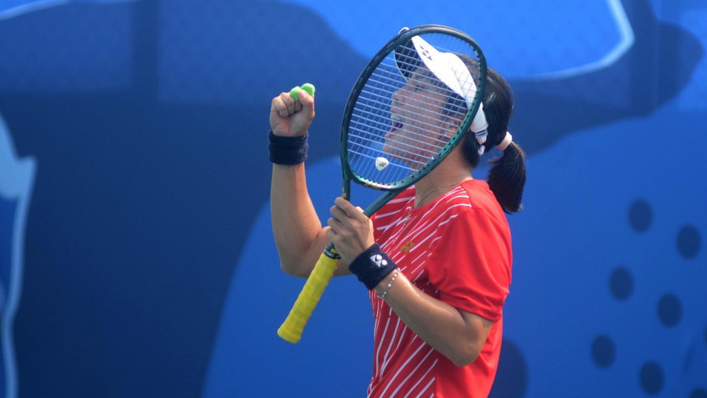 Petenis Aldila Sutjiadi Raih Medali Emas