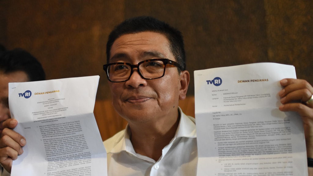Helmy Yahya Resmi Menggugat Pemecatannya di TVRI ke PTUN Jakarta Helmy Yahya Resmi Menggugat Pemecatannya di TVRI ke PTUN Jakarta
