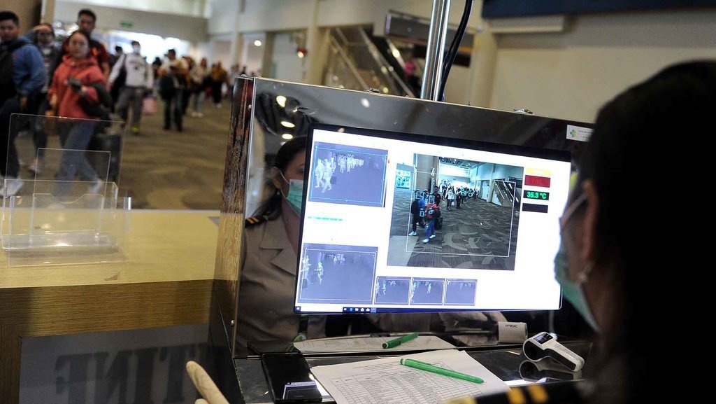 Bandara I Ngurah Rai Bali Antisipasi Penyeberan Virus Corona Bandara I Ngurah Rai Bali Antisipasi Penyeberan Virus Corona