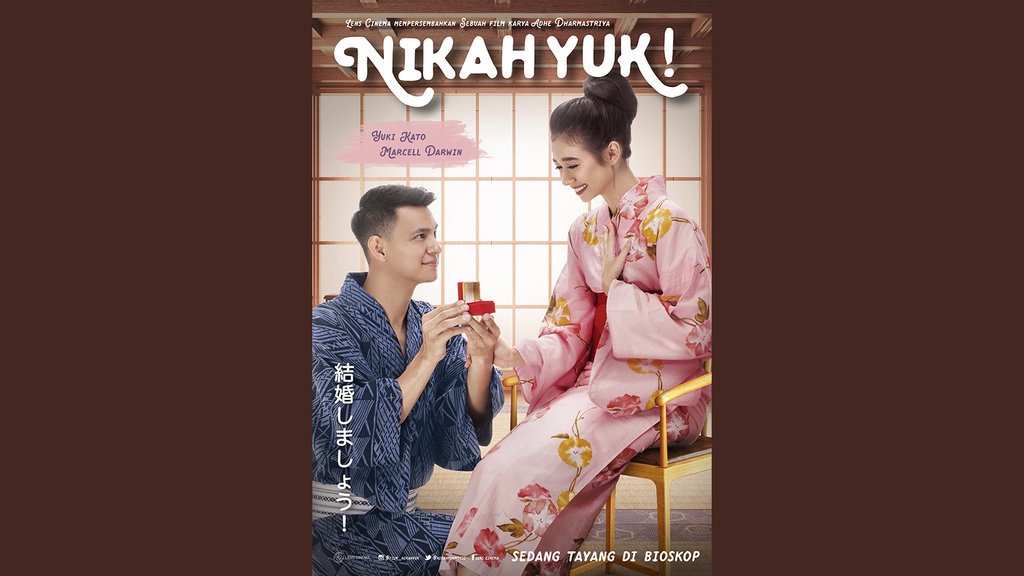 Nikah Yuk! Film Yuki Kato & Marcell Darwin Rilis Bioskop Hari Ini