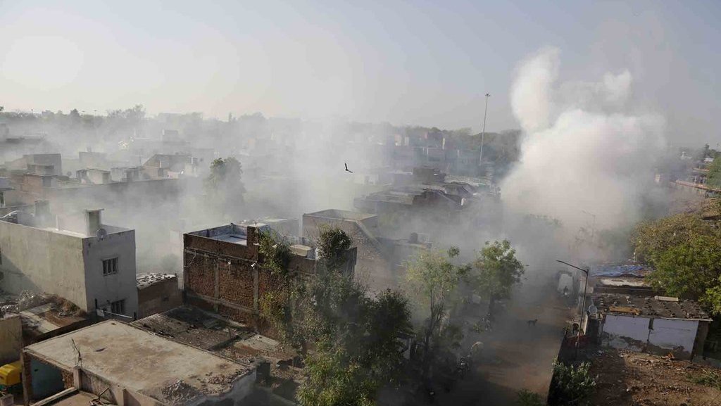 India Lockdown karena Corona, Ribuan Orang Kelaparan dan Menganggur