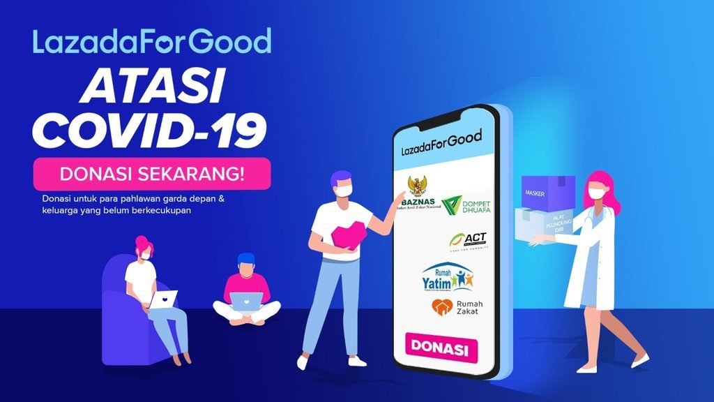 Lazada dan BAZNAS Kerjasama Galang Dana Untuk Melawan COVID-19