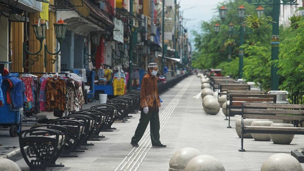 Pedagang Malioboro Pasang Bendera Putih, Terpuruk karena PPKM