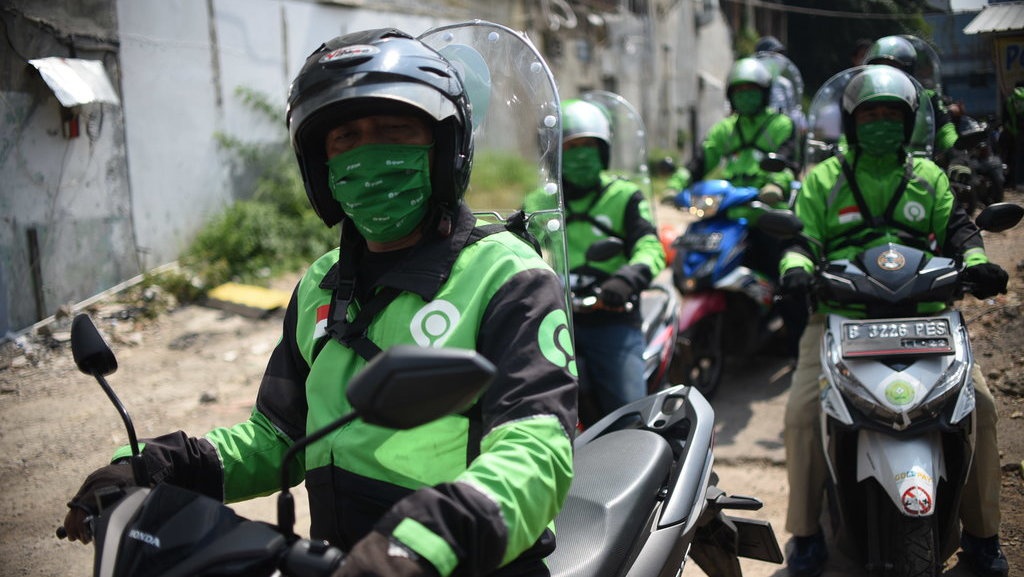 Kisah 'Ojol Bolang' yang Bersiasat di Tengah Pembatasan