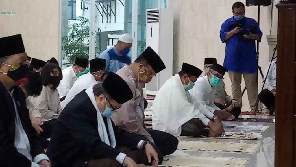 Idul Adha 2020: Anies Salat Id di Masjid Fatahillah Balai Kota