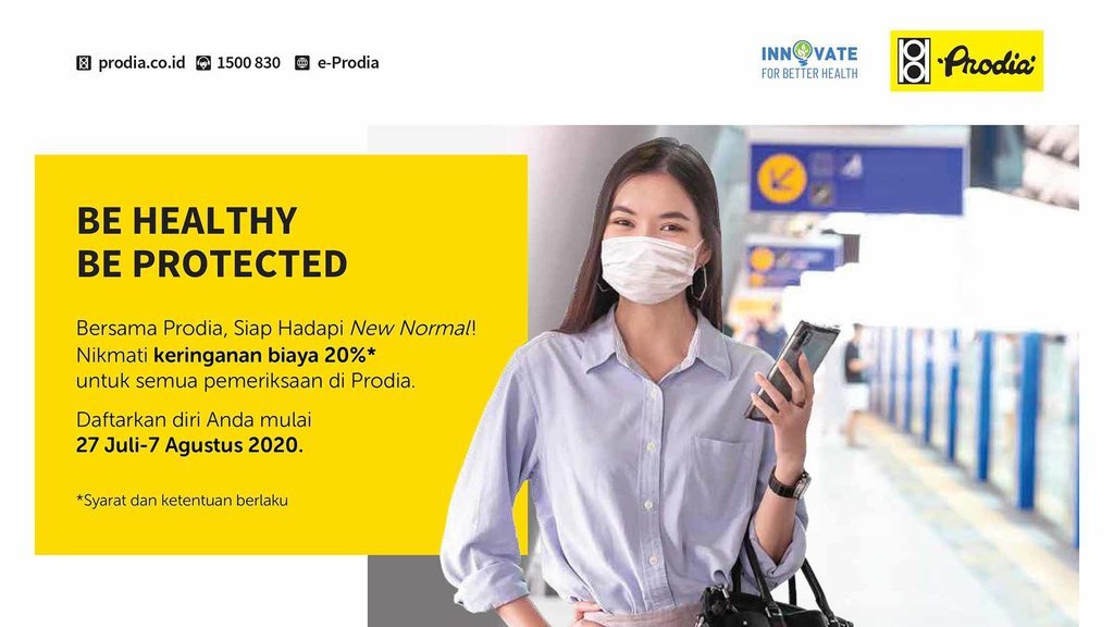 Prodia Beri Keringanan Biaya agar Masyarakat Siap Hadapi New Normal Prodia Beri Keringanan Biaya agar Masyarakat Siap Hadapi New Normal
