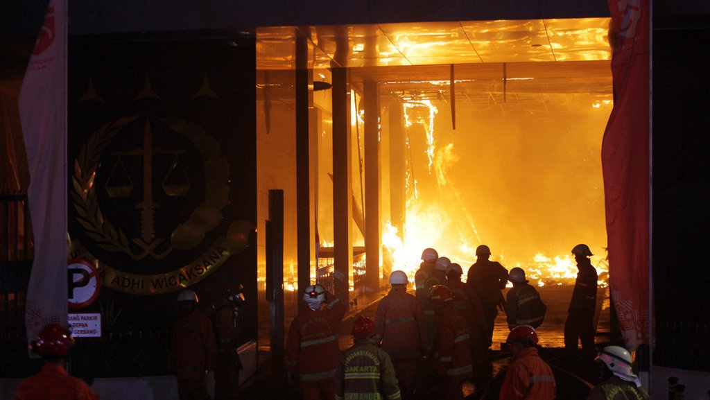 Labfor dan Inafis Polri Selidiki Penyebab Kebakaran Kejaksaan Agung