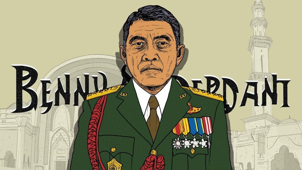 Kain Kafan dan Lantunan Yasin saat Benny Moerdani Wafat Kain Kafan dan Lantunan Yasin saat Benny Moerdani Wafat