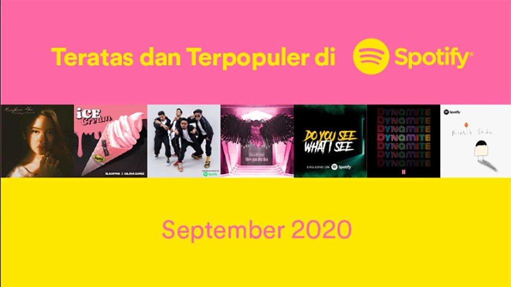 Daftar 10 Lagu Teratas di Spotify Charts Indonesia Daftar 10 Lagu Teratas di Spotify Charts Indonesia