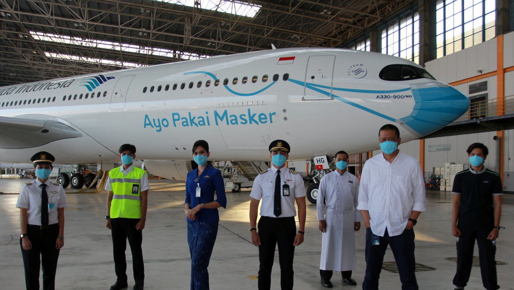 Direksi-Karyawan Garuda Dilarang Terbang Gratis Selama Nataru