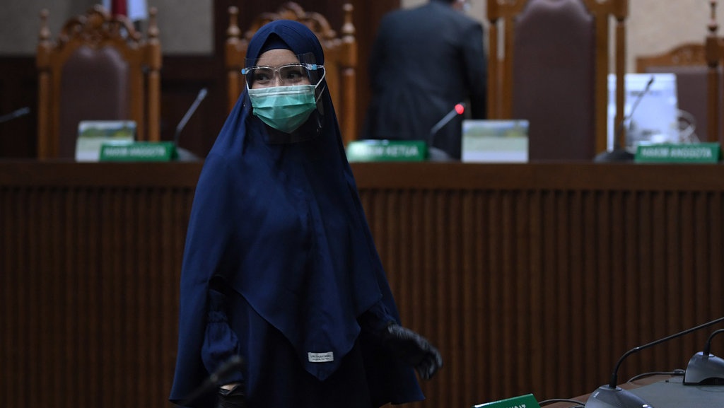 Hakim Tipikor Tolak Keberatan Pinangki Sirna Malasari