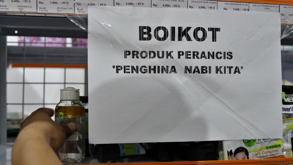 Boikot Produk Perancis: Diserukan MUI, Dieksekusi Toko Islami Boikot Produk Perancis: Diserukan MUI, Dieksekusi Toko Islami