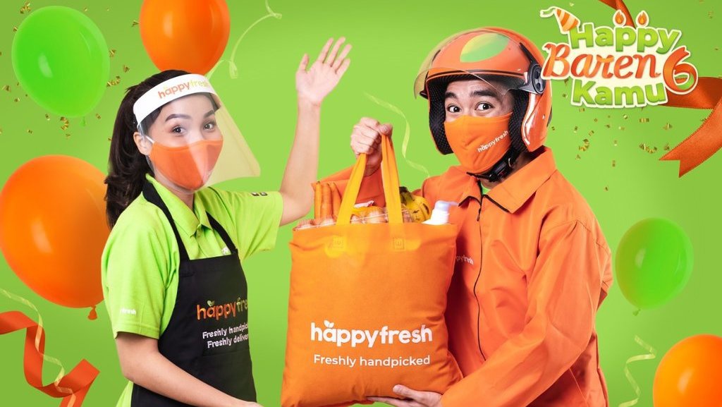 HappyFresh Gelar #HappyBaren6Kamu untuk Rayakan HUT ke-6