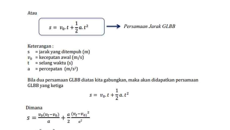 Pengertian Gerak Lurus Beraturan & Berubah Beraturan Serta Rumusnya Pengertian Gerak Lurus Beraturan & Berubah Beraturan Serta Rumusnya