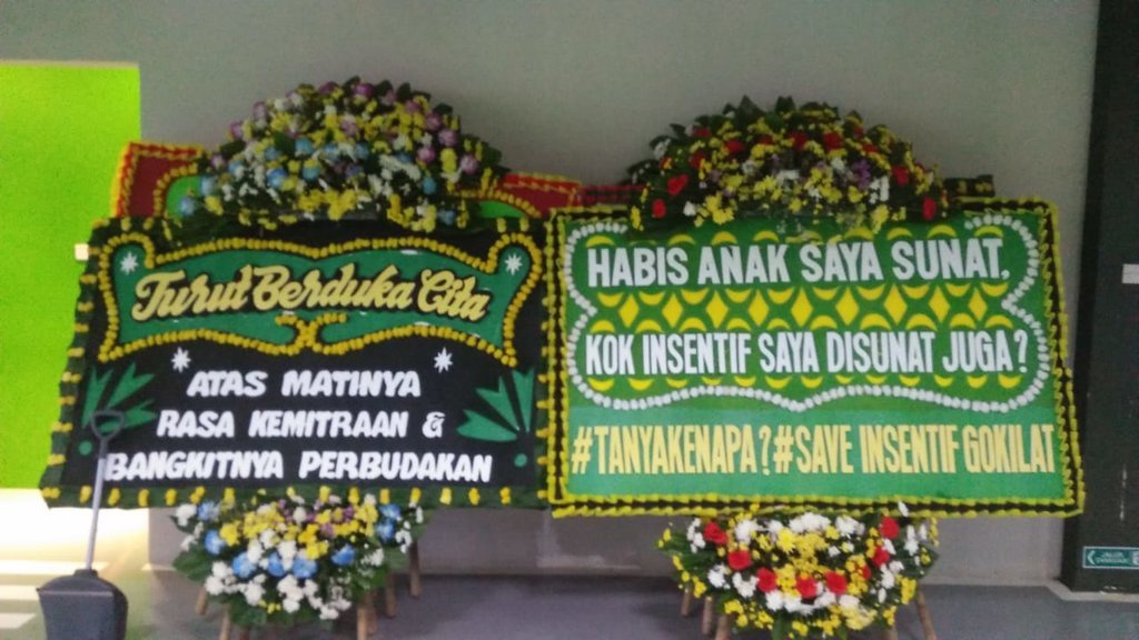 Ikuti Prokes, Aksi Mitra GoTo di Kantor Gojek Hanya Perwakilan Ikuti Prokes, Aksi Mitra GoTo di Kantor Gojek Hanya Perwakilan