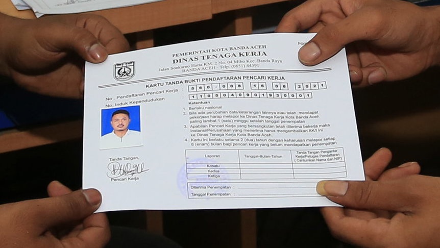 Daftar Syarat, Cara membuat Kartu Pencari Kerja Online & Offline Daftar Syarat, Cara membuat Kartu Pencari Kerja Online & Offline