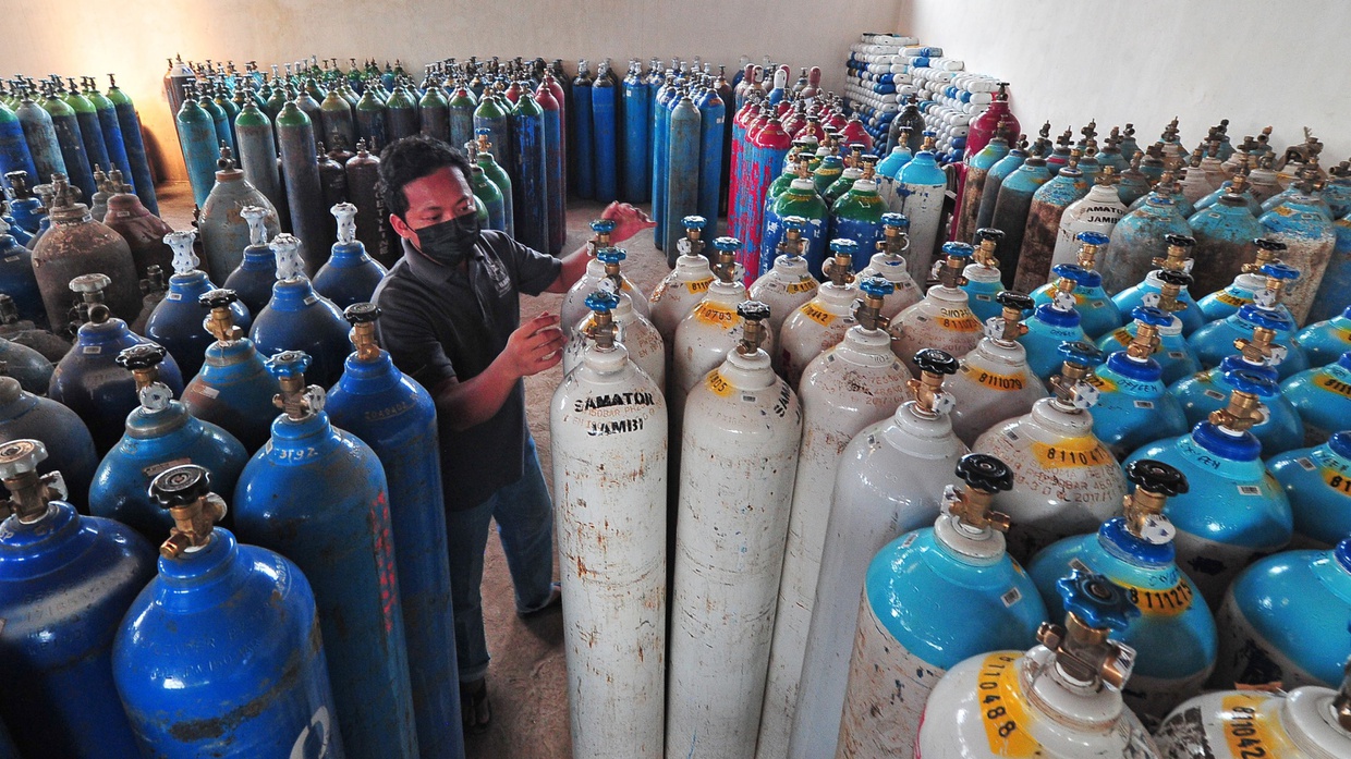 Kebutuhan Oksigen Medis di Tulungagung Naik 300 Persen Kebutuhan Oksigen Medis di Tulungagung Naik 300 Persen